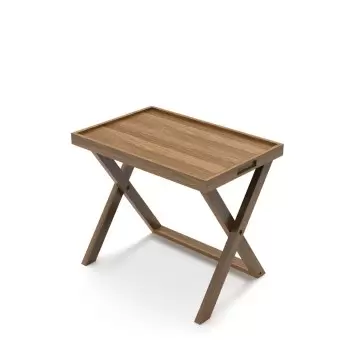 Craster SET_FT_WN001 Craster Folding Walnut Tray Table Short – Non ...