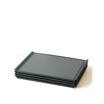 Craster TA_SGW Craster Black Wave Tray 460 × 318 × 25 mm