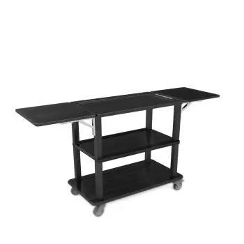 Craster TO_LDTBLK Craster Black Trolley with Folding Sides 1922 × 5...