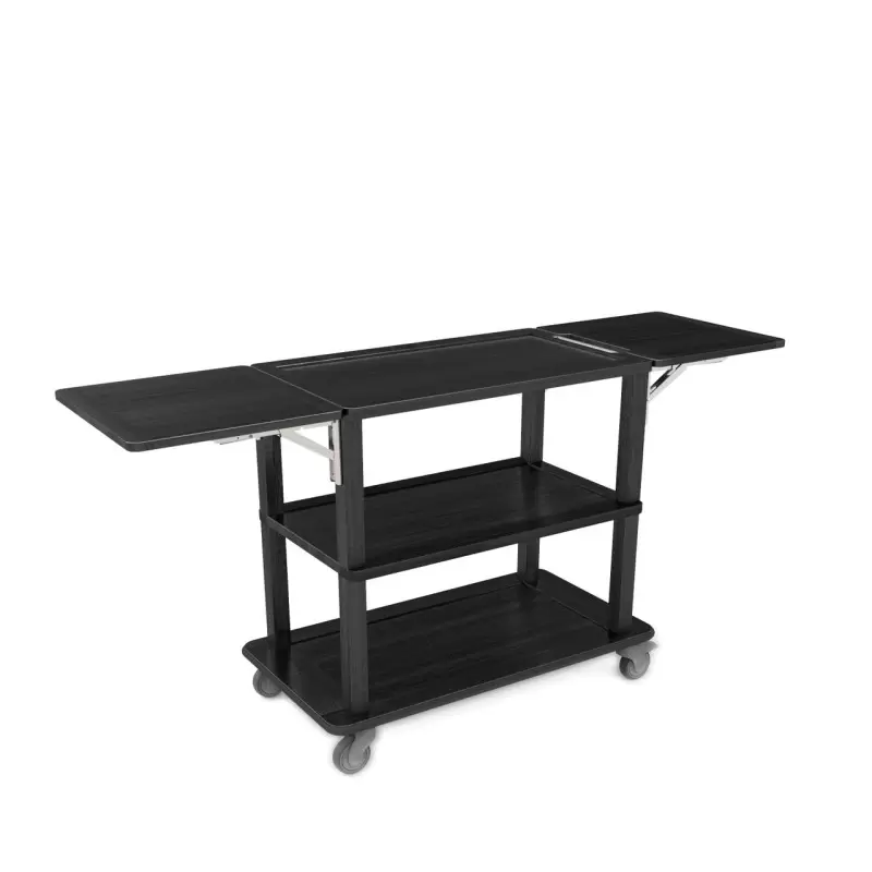 Craster TO_LDTBLK Craster Black Trolley with Folding Sides 1922 × 5...