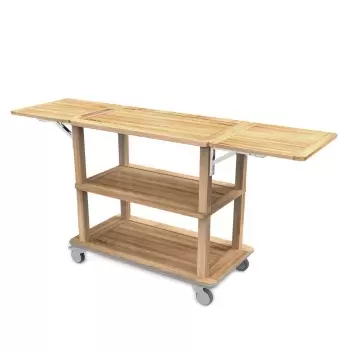 Craster TO_LDT Craster Oak Trolley with Folding Sides 1922 × 585 × ...