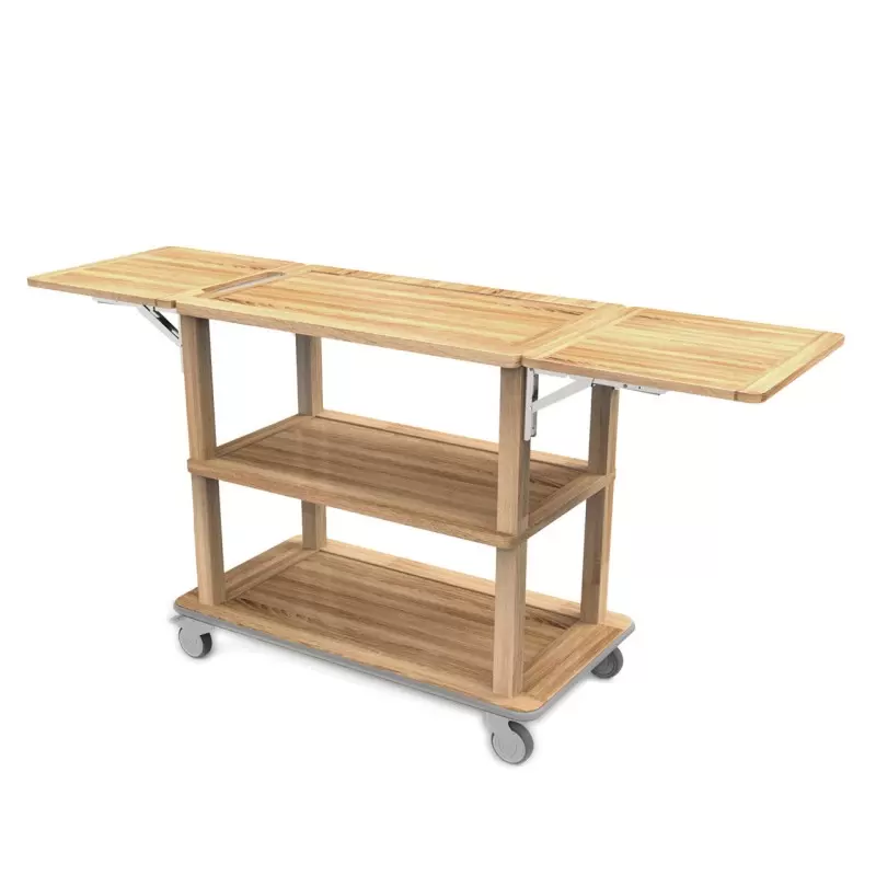 Craster TO_LDT Craster Oak Trolley with Folding Sides 1922 × 585 × ...