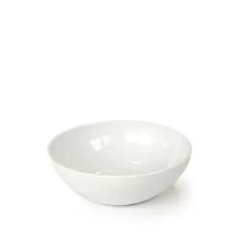 Craster BW_CR1702 Craster Tilt Medium White Ceramic Bowl 250ø × 85 mm