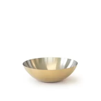 Craster BW_BR1901 Craster Tilt Small Brass Bowl 215ø × 70 mm
