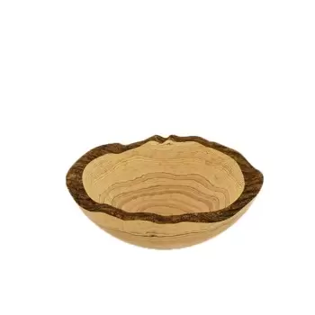 Craster BW_OR2101 Craster Tilt Small Rustic Olive Wood Bowl 230 x 2...