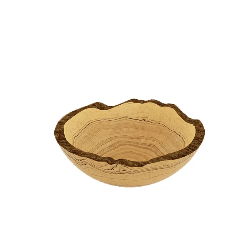 Craster BW_OR2102 Craster Tilt Medium Rustic Olive Wood Bowl 270 x ...