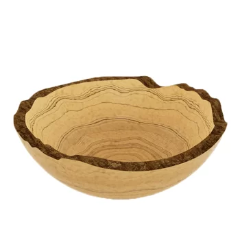 Craster BW_OR2103 Craster Tilt Large Rustic Olive Wood Bowl 310 x 3...