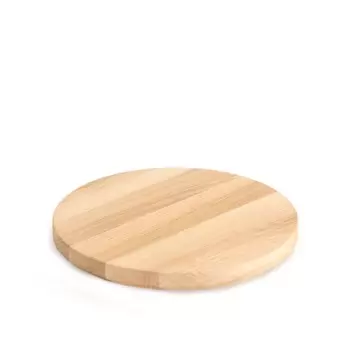 Craster BU_OP1109 Craster Tilt Round Oak Plinth 218ø × 25 mm