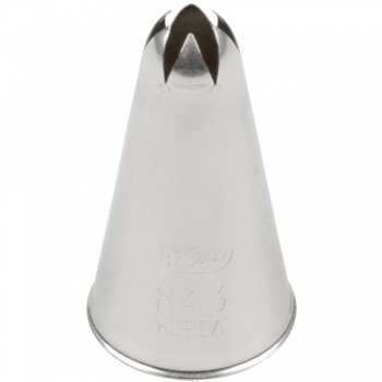 Ateco 843 Ateco 843 - Closed Star Pastry Tip .31'' Opening Diameter- Stainless Steel Closed Star Pastry Tips