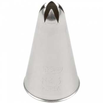 Ateco 843 - Closed Star Pastry Tip .31\'\' Opening Diameter- Stainless Steel