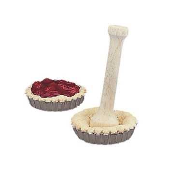 4146 Wood Tart Tamper Tart Tamper & Crimpers