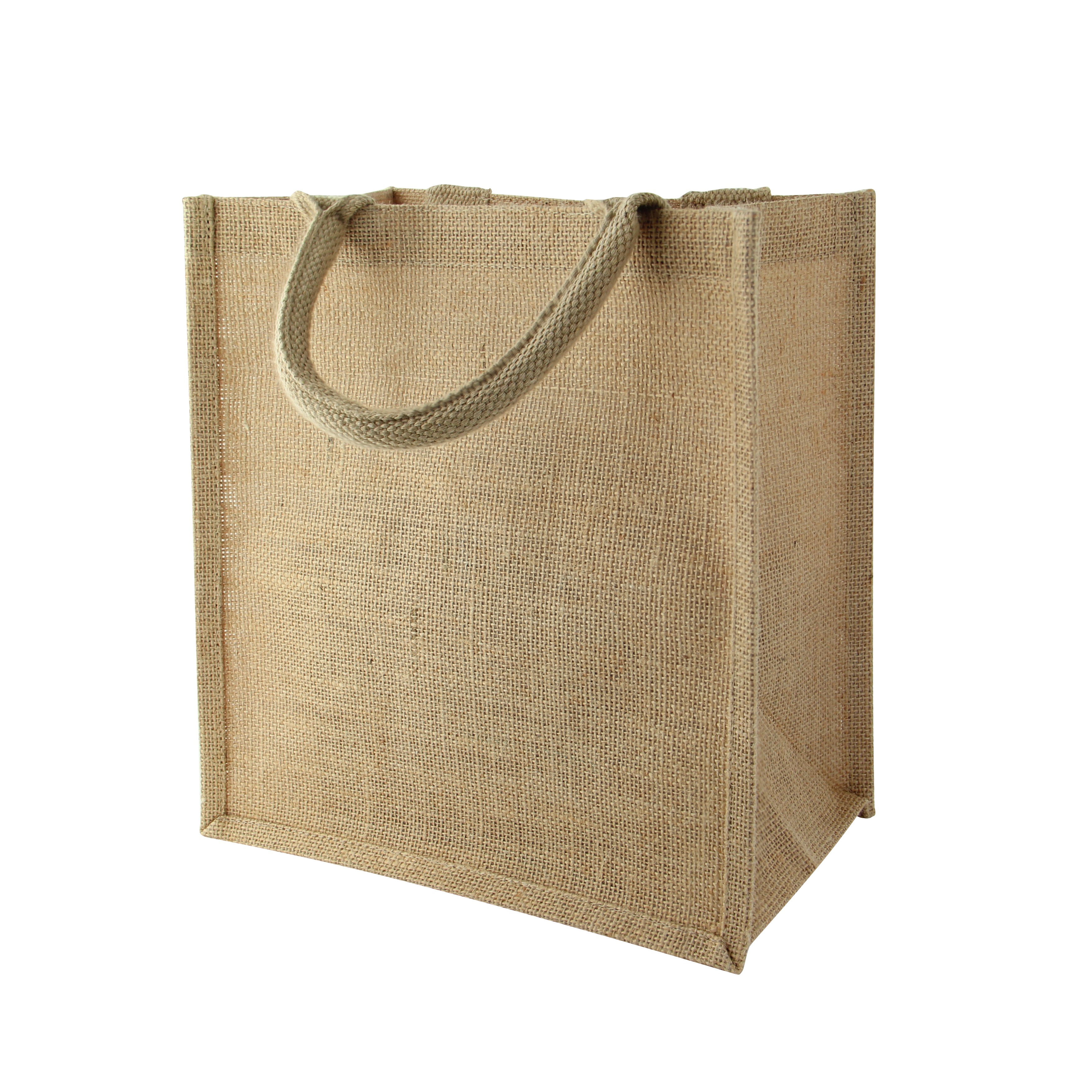 PacknWood 294BAGJU2617 PacknWood Natural Carrier Jute Bag With