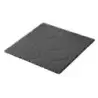 Revol Basalt Collection Square Plate 25 cm - Matt slate style - Set of 6 pcs