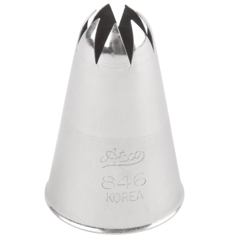 Ateco # 843 - Closed Star Pastry Tip .31'' Opening Diameter