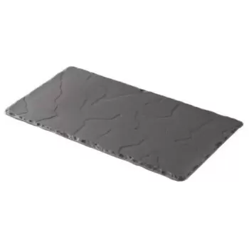 Revol Basalt Collection Rectangular Plate 30X16 cm - Matt slate style - Set of 6 pcs