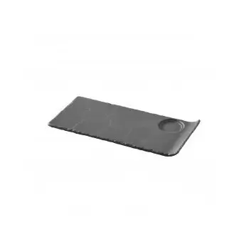 Revol Basalt Collection Gourmet Tray 2Wells 29 cm - Matt slate style - Set of 6 pcs