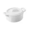 Revol Belle Cuisine Collection Mini Cocotte With Lid 8 cl - White - Set of 6 pcs