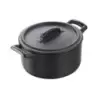 Revol Belle Cuisine Collection Round Cocotte With Lid 20 cl - Cast iron style - Set of 4 pcs