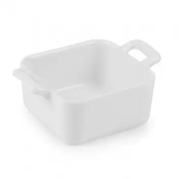 Revol Belle Cuisine Collection Mini Square Dish.Deep 7 cm 8 cl - White - Set of 6 pcs
