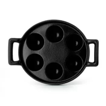 Revol Belle Cuisine Collection Snail Plate 6 Holes - Cast iron style - Set of 6 pcs