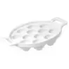 Revol Belle Cuisine Collection Snail Plate 12 Holes - White - Set of 6 pcs