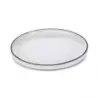 Revol Caractere Collection Dessert Plate - White Cumulus - Set of 4 pcs