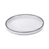 Revol 652845 Revol Caractere Collection Bread Plate - White Cumulus...