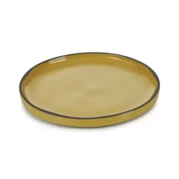 Revol 652850 Revol Caractere Collection Bread Plate - Tumeric - Set...