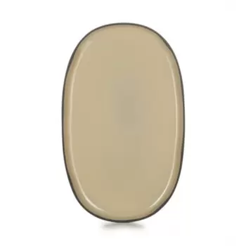 Revol 652758 Revol Caractere Collection Oval Plate - Nutmeg - Set o...