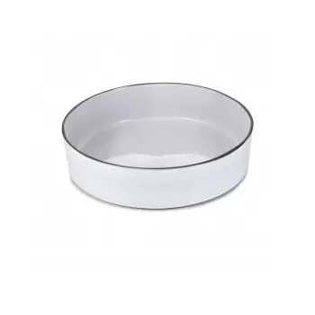 Revol 652890 Revol Caractere Collection Salad Bowl - White Cumulus