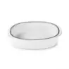 Revol Caractere Culinaire Collection Rect.Oblong Dish 19x13 cm - White Cumulus - Set of 3 pcs