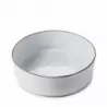 Revol Caractere Culinaire Collection Salad Bowl 25 cm - White Cumulus - Set of 2 pcs