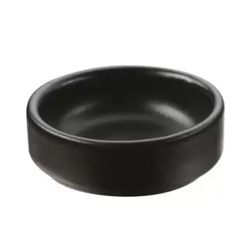 Revol Cook And Play Collection Small Dish 6.3 cm - Satin black - Set of 12 pcs