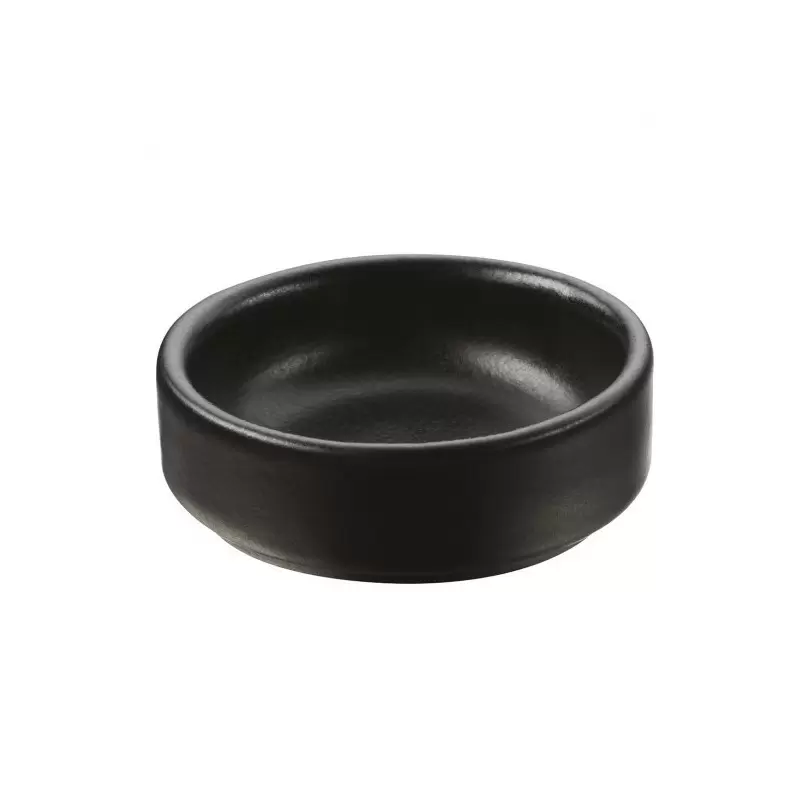 Revol Cook And Play Collection Small Dish 6.3 cm - Satin black - Set of 12 pcs