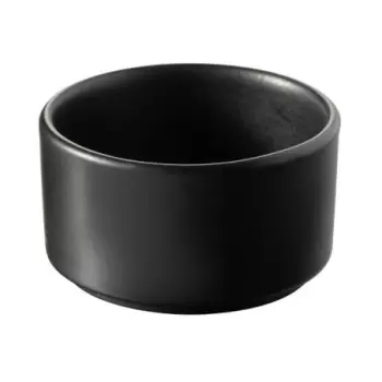 Revol Cook And Play Collection Ramekin Shallow 6.5 cm 6 cl - Satin black - Set of 6 pcs