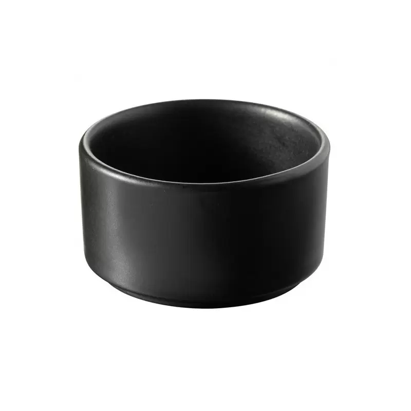 Revol Cook And Play Collection Ramekin Shallow 6.5 cm 6 cl - Satin black - Set of 6 pcs