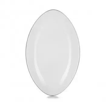 Revol 651431 Revol Equinoxe Collection Oval Plate 35 cm - White Cum...