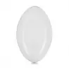 Revol Equinoxe Collection Oval Plate 35 cm - White Cumulus - Set of 4 pcs