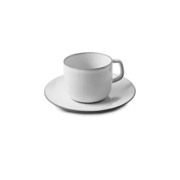 Revol 660540 Revol Equinoxe Collection Tea Cup And Saucer 20 cl - W...