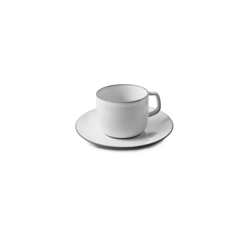 Revol 660540 Revol Equinoxe Collection Tea Cup And Saucer 20 cl - W...