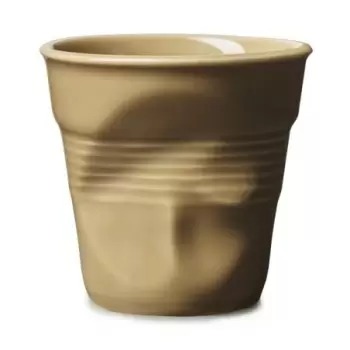 Revol 659579 Revol Froisse Collection Cappuccino Tumbler 18 cl - Ha...