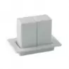 Revol Les Essentiels Collection Salt / Pepper Set Tray - White