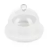 Revol Les Essentiels Collection Butter Dish Glass Cloche - White - Set of 6 pcs