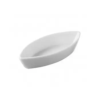 Revol Miniatures Collection Calisson Dish 9.5X4 cm - White - Set of 6 pcs