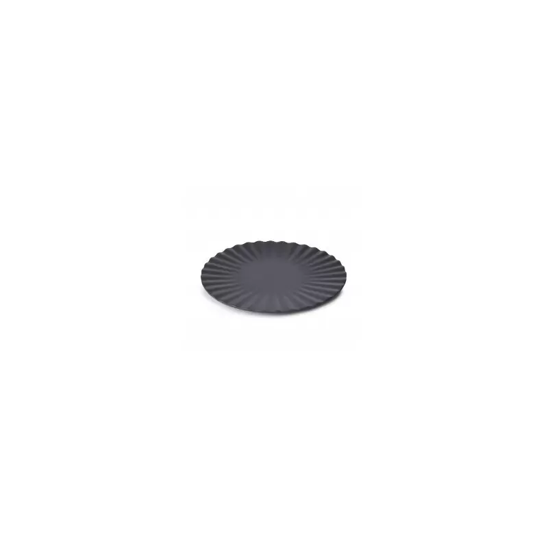 Revol 655383 Revol Pekoe Collection Plate 21 cm - Black Smooth - Se...