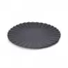 Revol Pekoe Collection Plate 21 cm - Black Smooth - Set of 4 pcs