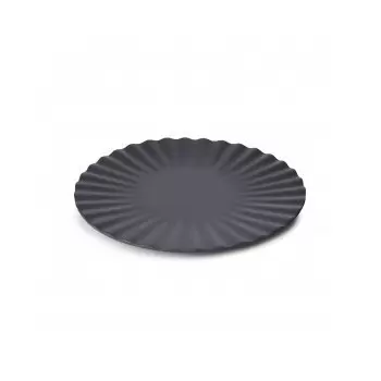 Revol 653638 Revol Pekoe Collection Plate 17 cm - Black Smooth - Se...