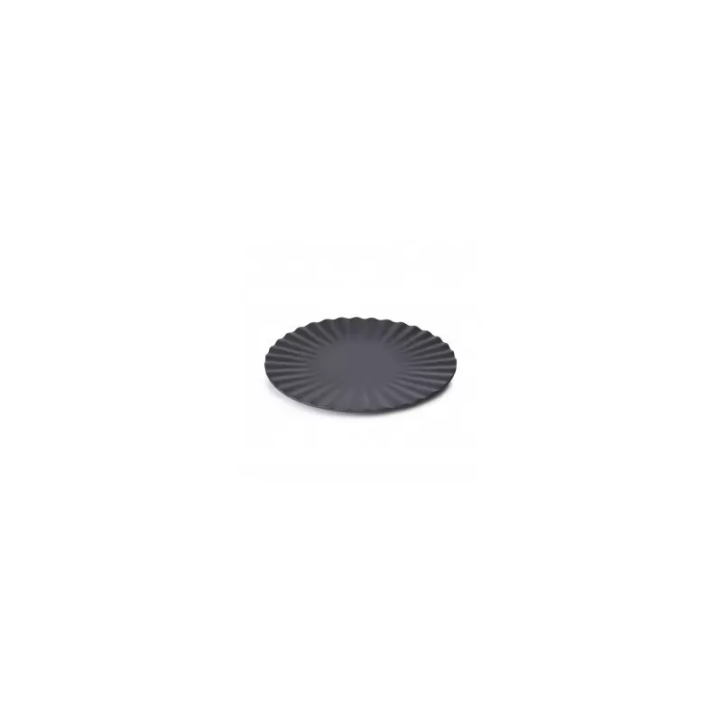 Revol 653638 Revol Pekoe Collection Plate 17 cm - Black Smooth - Se...