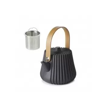 Revol 653593 Revol Pekoe Collection Teapot + Infuser Basket - Black...