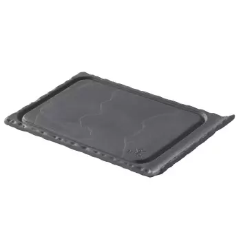 Revol 643602 Revol Basalt Collection Small Grooved Tray 11.5X8 cm -...